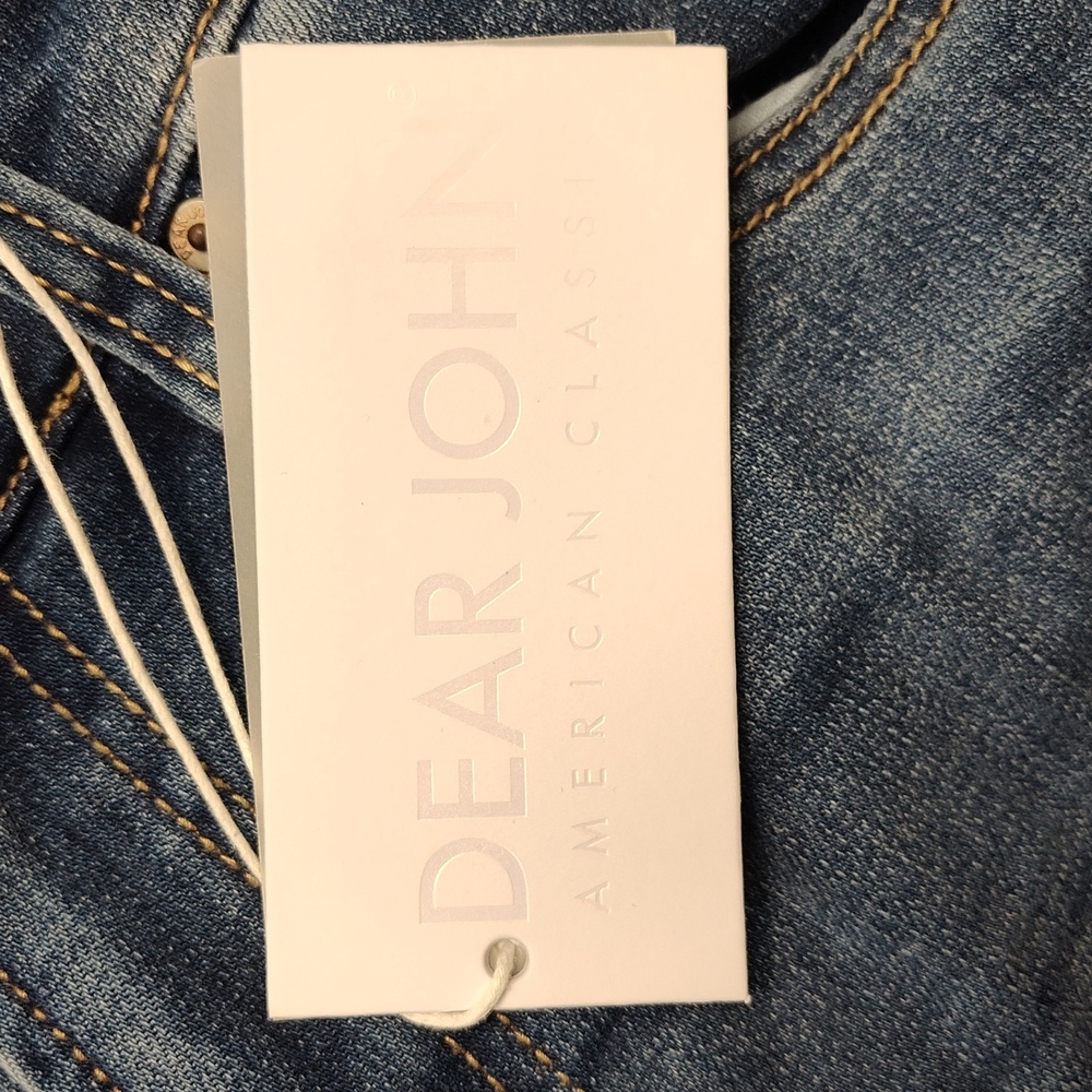 Dear John American Classic Women's Size 28th Medium Wash Denim Blue Jeans - Picture 8 of 12